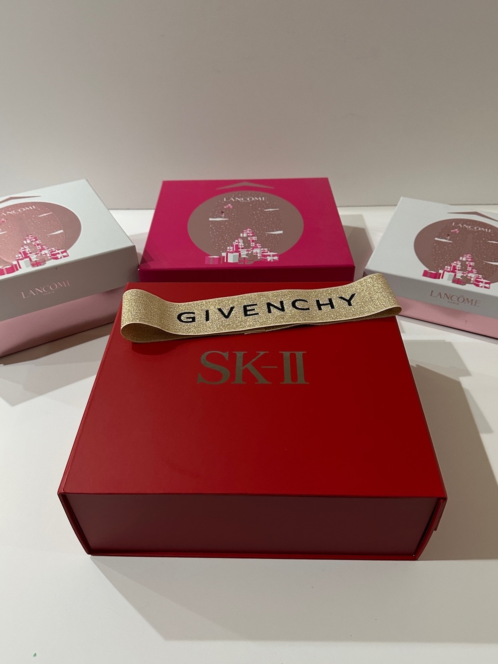 SK-II Red Gift Box with Givenchy Gold Ribbon